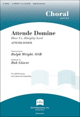 Attende Domine/Hear Us, Almighty Lord SATB choral sheet music cover